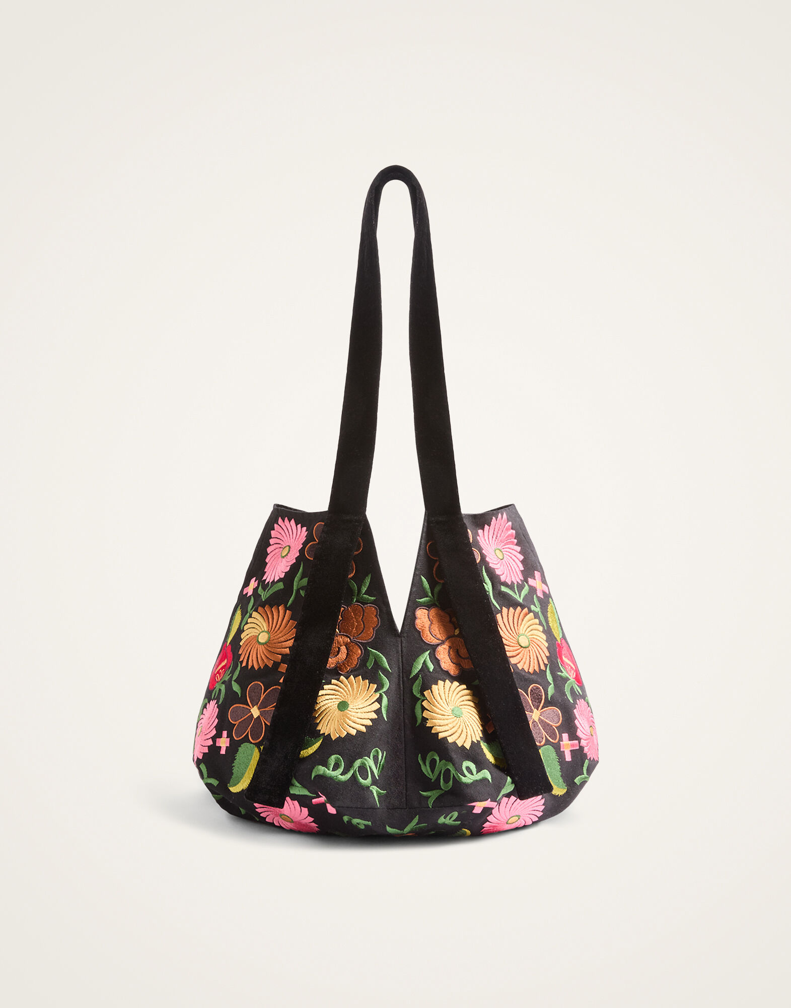 La DoubleJ Soft Bag Crossflower Black BAG0099EMB174CRO01BL01