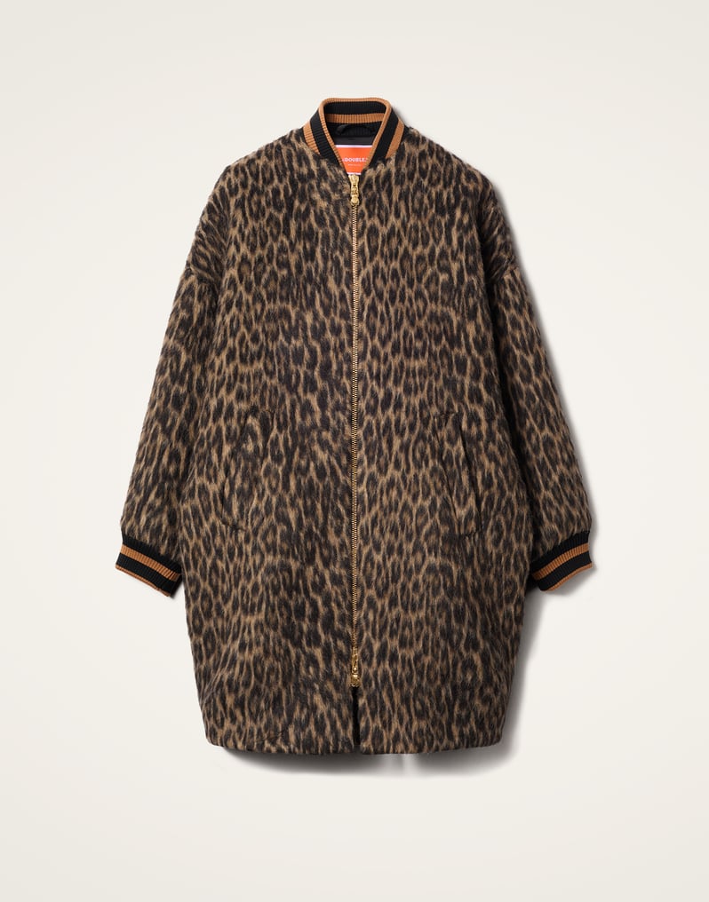 La DoubleJ Brooklyn Coat La DoubleJ Brooklyn Coat Cheetah Coating Light Beige JAC0129WOL020TAH02BR01