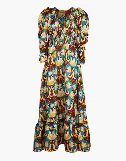 La DoubleJ Biennale Long Dress Dendera Light Blue DRE0593SIL001DEN01BU01