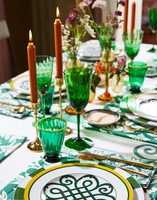 La DoubleJ Wine Glasses Set Of 2 La DoubleJ Wine Glasses Set Of 2 Green GLA0020MUR001GRE0001