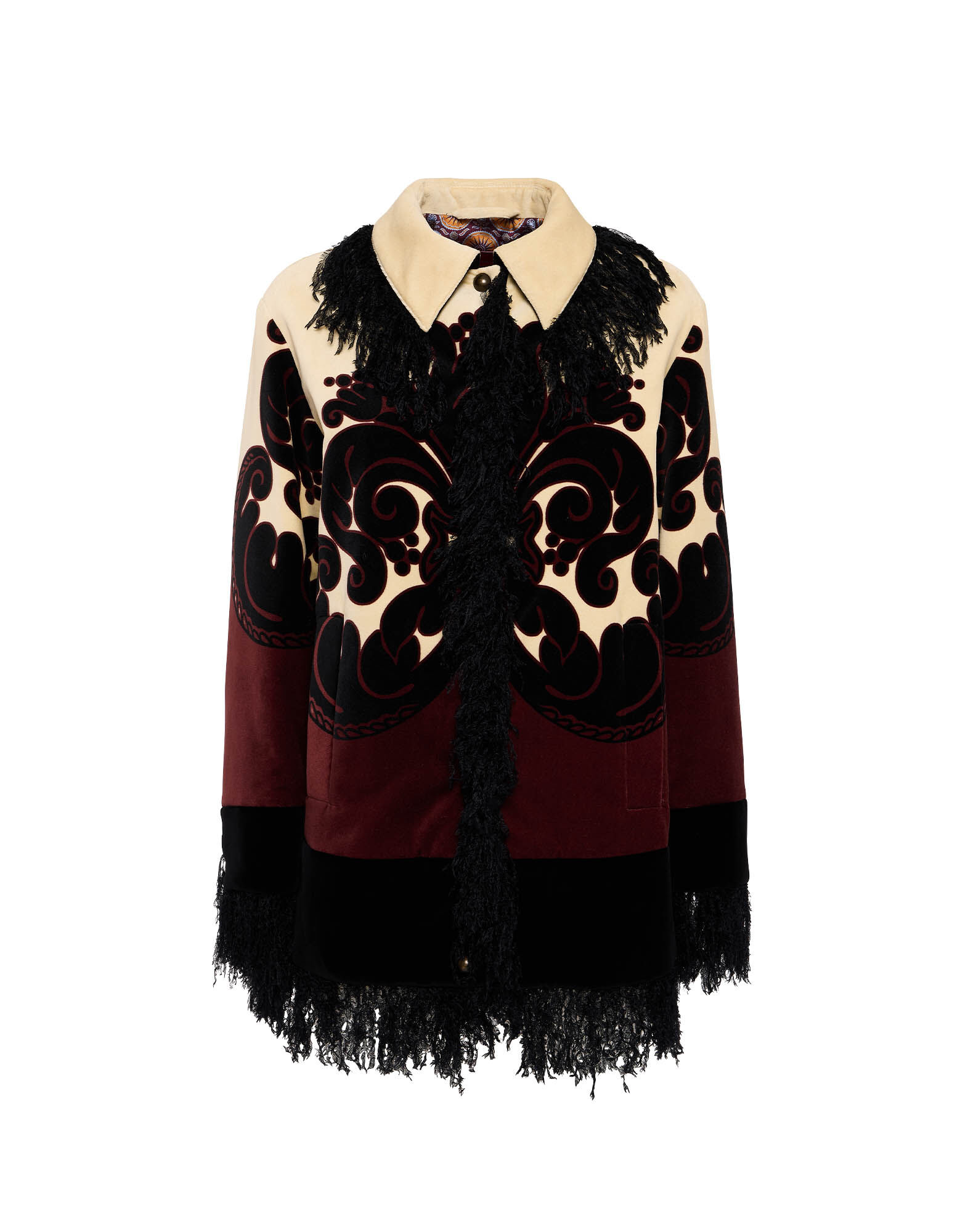 La DoubleJ Bonanza Jacket Corsini Plac&eacute;e Cream JAC0119COT061INI02WH03