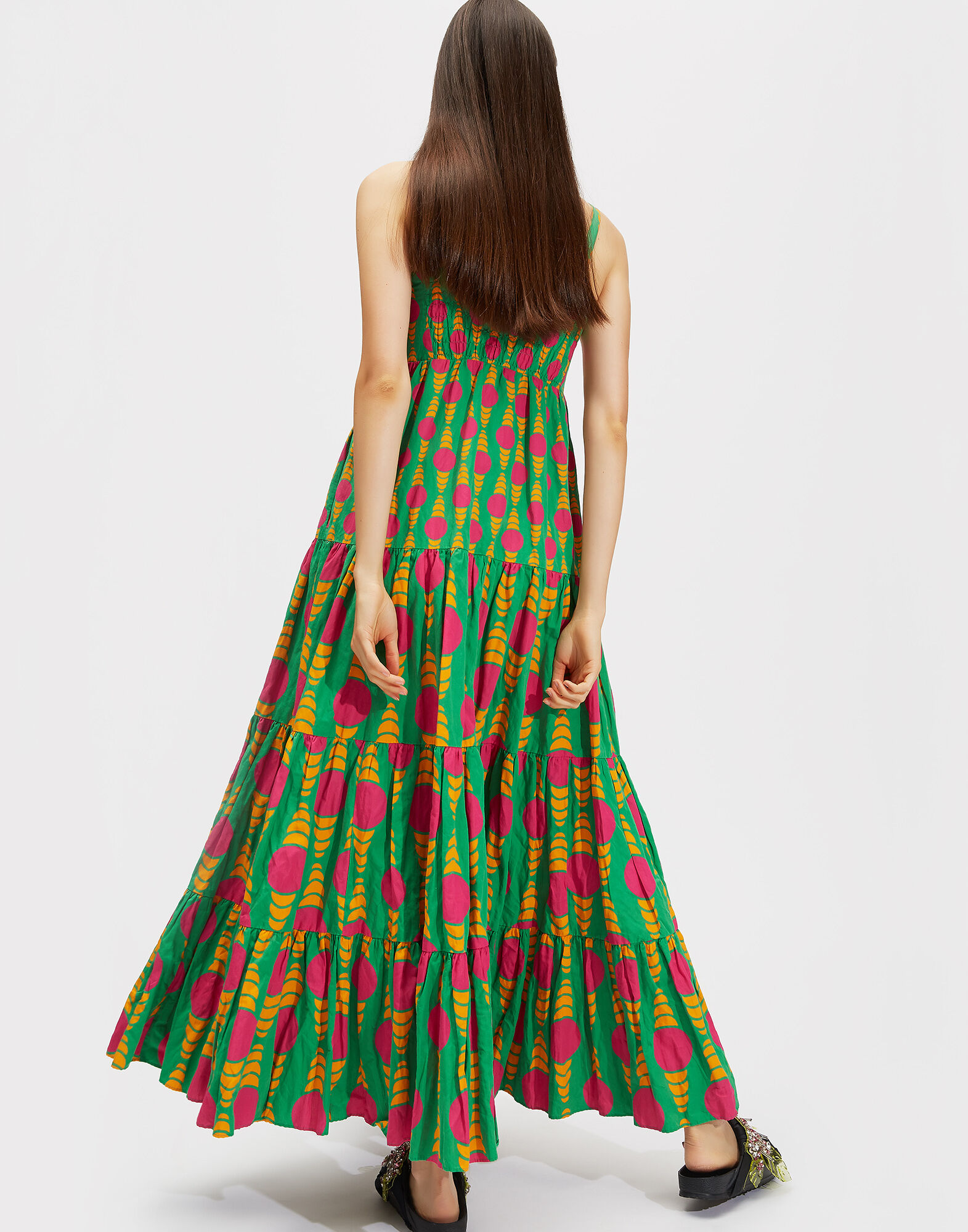 LaDoubleJ Bouncy Dress Lava Lamp Grande DRE0042COT004LAV0001