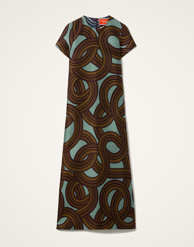 La DoubleJ Swing Dress La DoubleJ Swing Dress Montecarlo Dusty Blue DRE0001JCQ097MTC02BU13