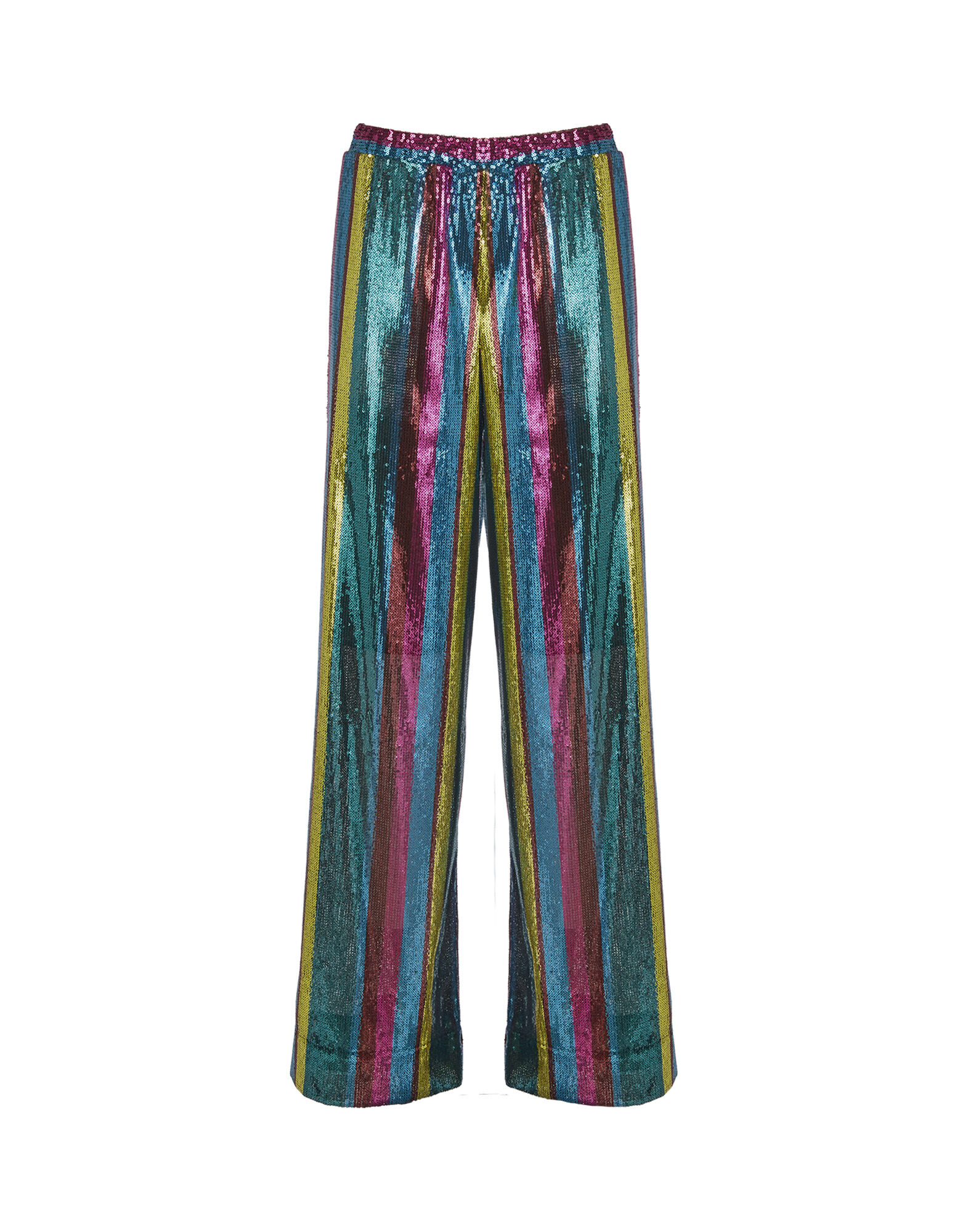 La DoubleJ Holiday Palazzo Pants Riga Rainbow TRO0075PAI002RIG0013