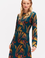 LaDoubleJ Bee Dress LaDoubleJ Bee Dress Windy Flowers Blu DRE0096KNI011WIN0002