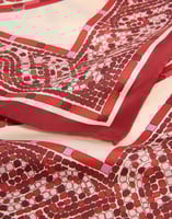 La DoubleJ Foulard 45 La DoubleJ Foulard 45 Cobra Placée Red SCA0065SIL006COB01RE01