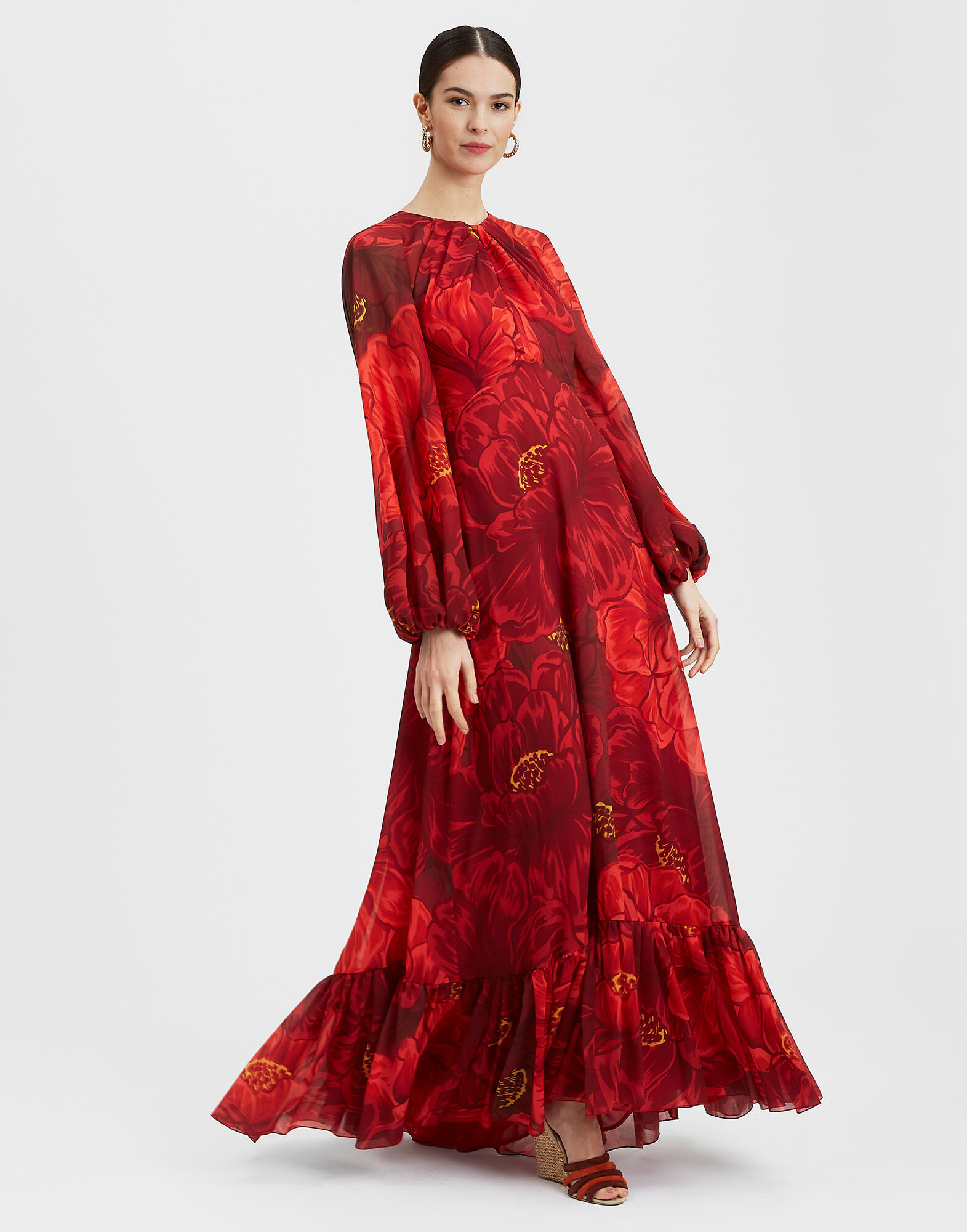 La DoubleJ Eve Dress Ruby Red DRE0555CHF001RUB02RE01