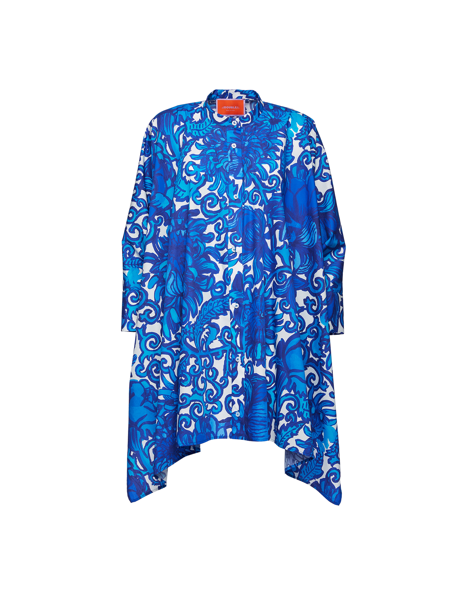 La DoubleJ Foulard Mini Dress Anemone DRE0510COT039ANE01BU03