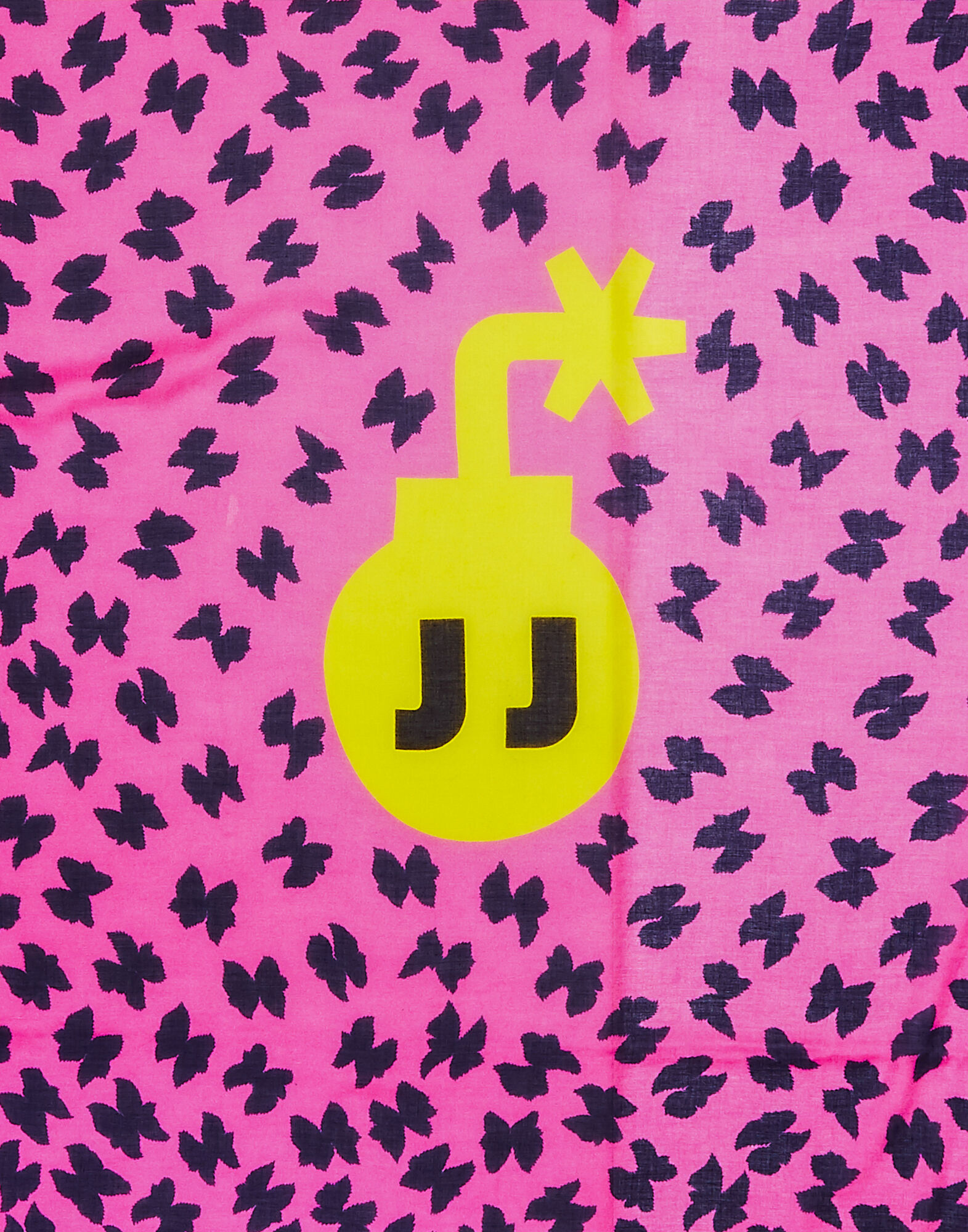 LaDoubleJ Square Scarf Farfalline SCA0006MOC001FAF0001