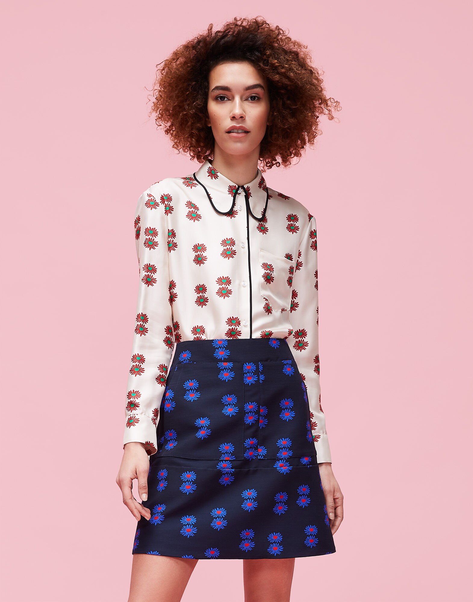 LaDoubleJ Rodeo Shirt Margherita Bianco SHI0025SIL001MRG0003