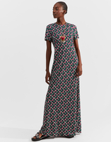 LaDoubleJ Swing Dress LaDoubleJ Swing Dress Domino Verde DRE0001JER003DOM0005