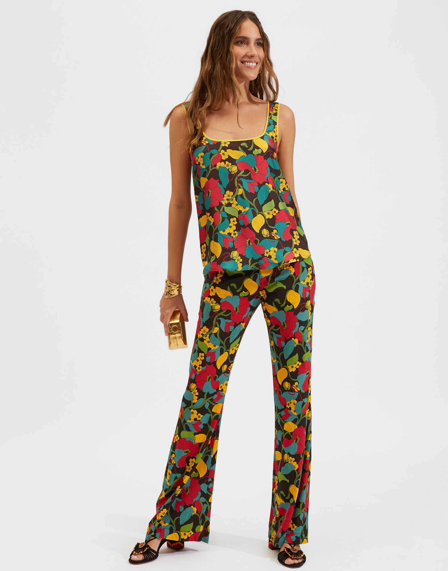 La DoubleJ Twirl Top Vines TOP0085SIL001VIN0001