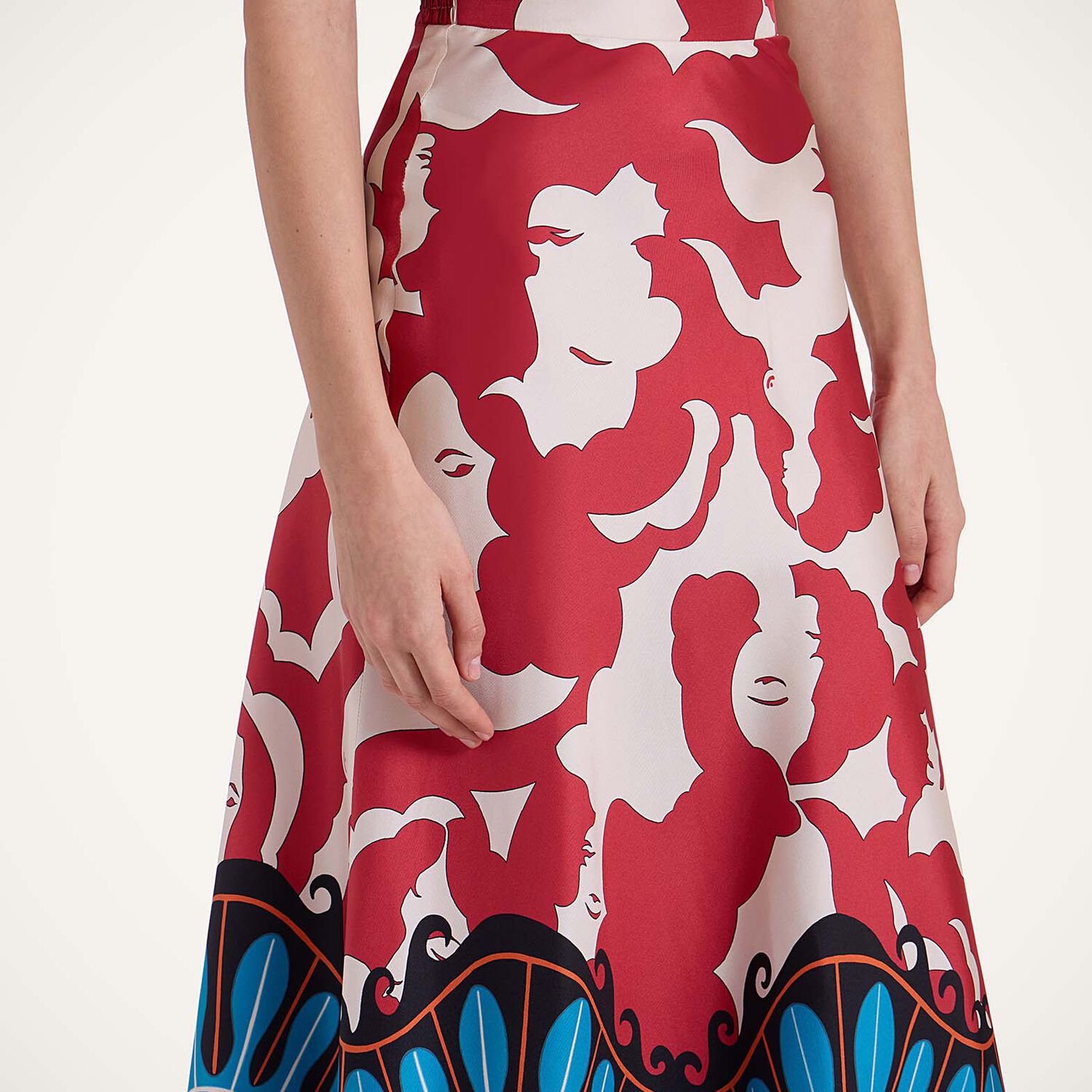 La Doublej X Lungomare Skirt Mamma Placee In Mamma Placée Red
