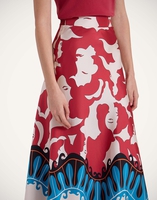 La DoubleJ Lungomare Skirt La DoubleJ Lungomare Skirt Mamma Placée Red SKI0144SIL001MAM02RE01