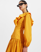 La DoubleJ Abito Della Vita Dress Solid Yellow DRE0343COT001MAR0003
