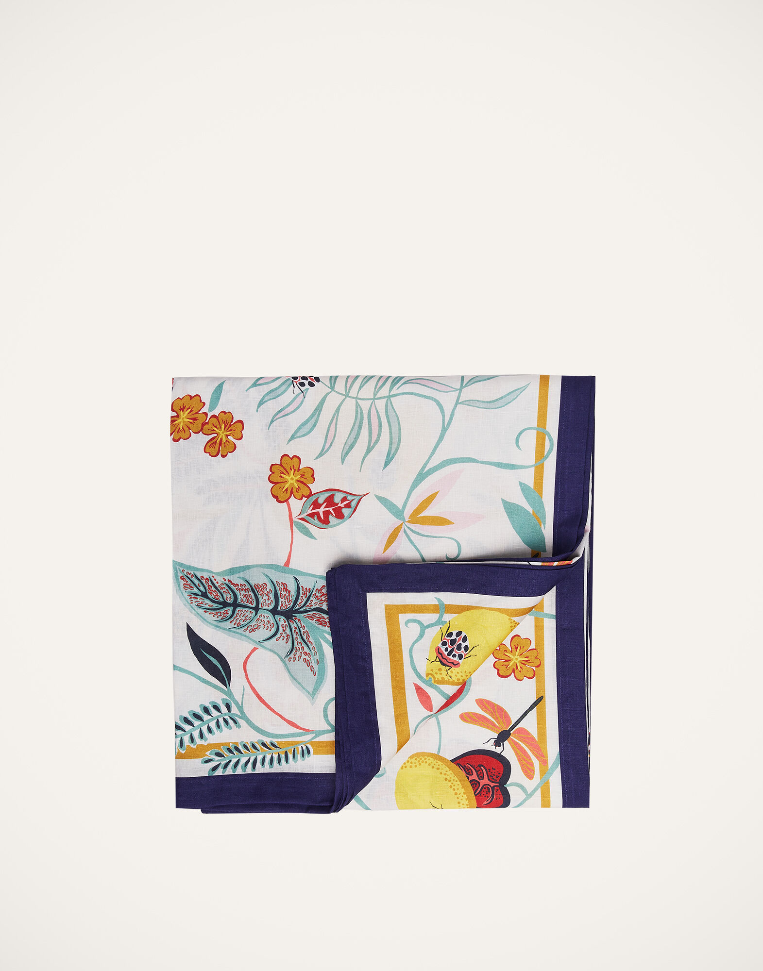 La DoubleJ Large Tablecloth Botanical (Plac&eacute;e) TBC0003LIN001BOT0004