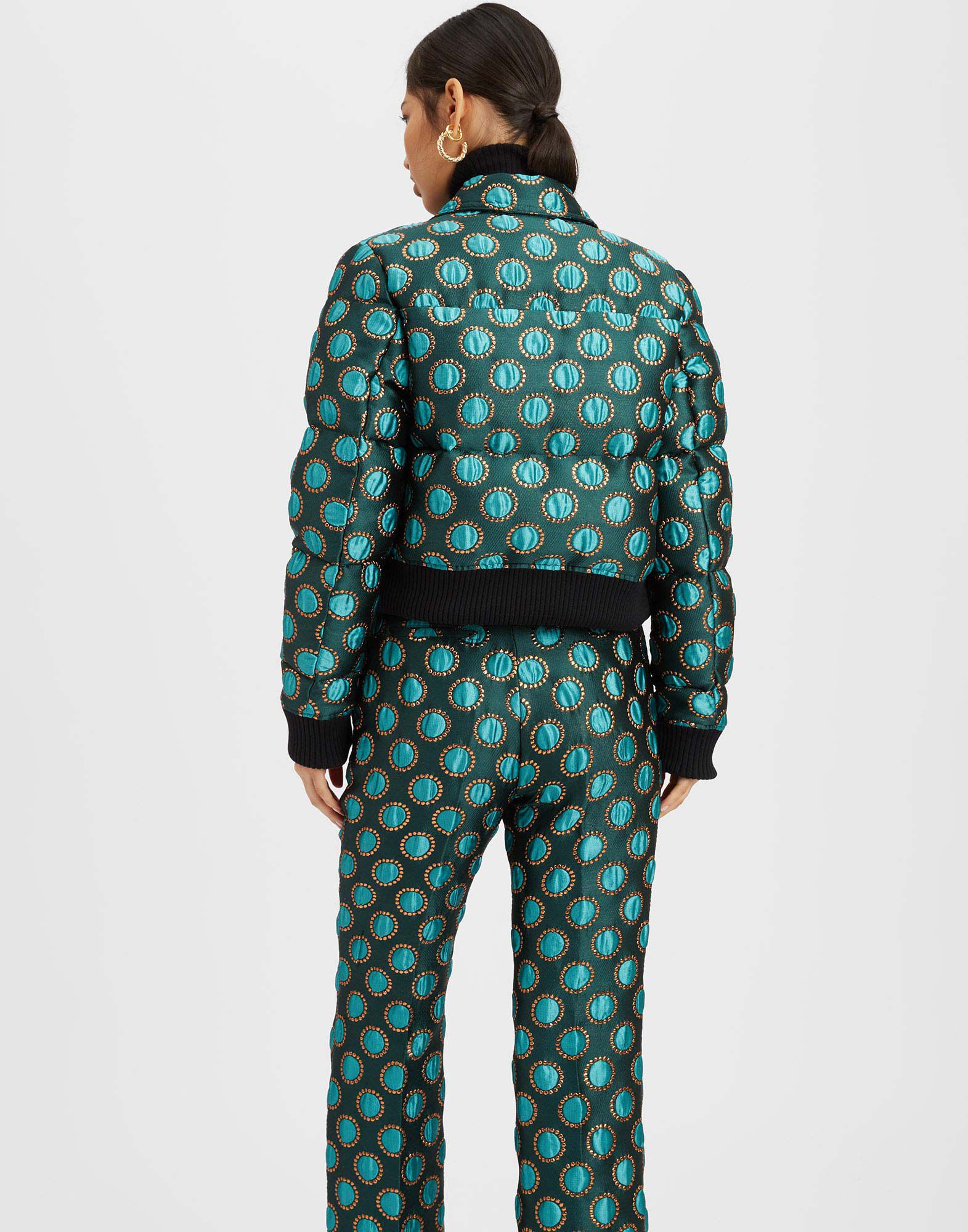 La DoubleJ La Comasca Puffer Bomber Winter Sun Emerald DOW0013JCQ060WSU01GR04