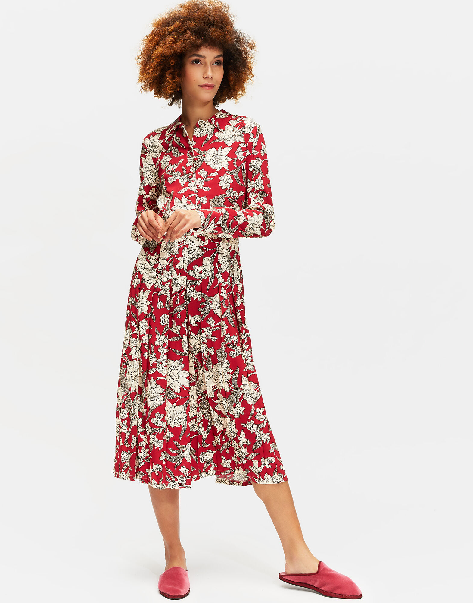 LaDoubleJ Chemisier Dress Lilium DRE0025VIS001LIL0001