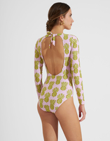 La DoubleJ Surf Suit La DoubleJ Surf Suit Pineapple Sunflower Pink SWI0001LYC001PNP20PI01