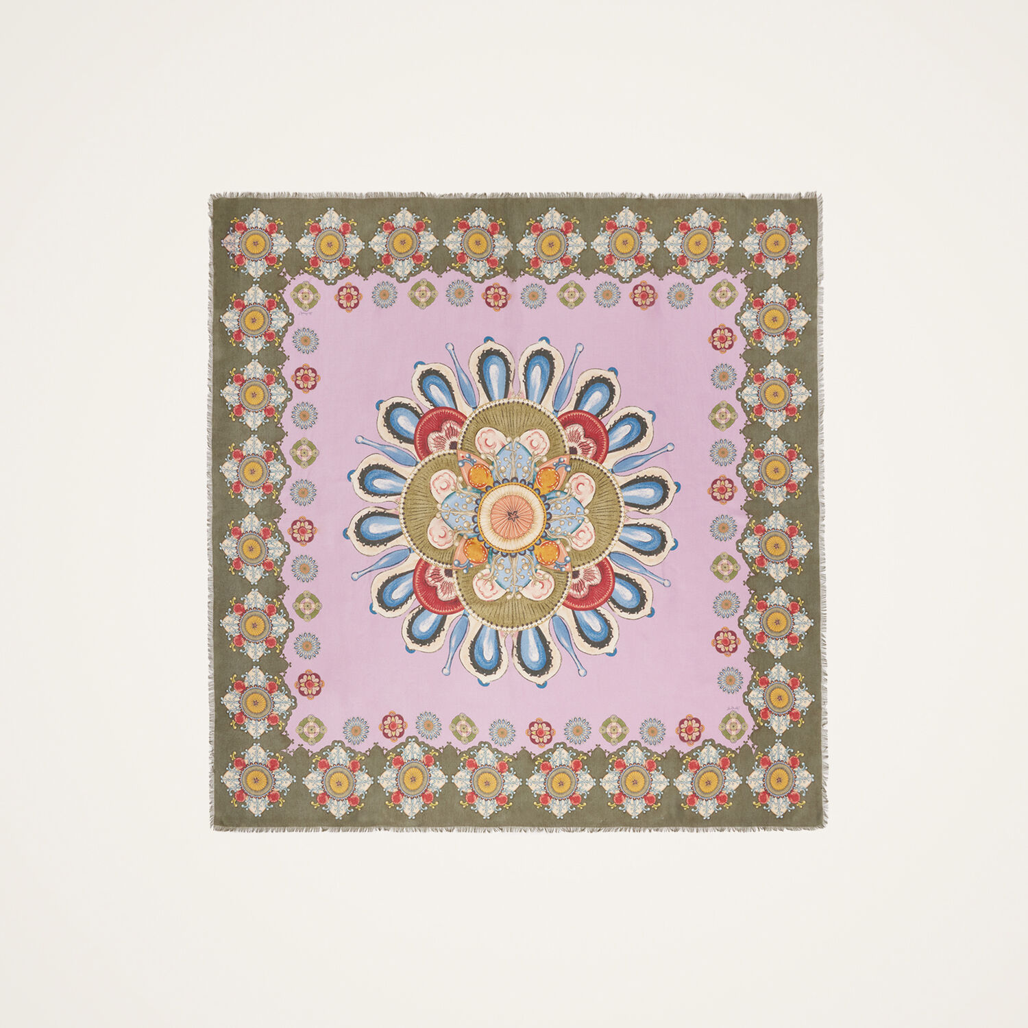 La Doublej Square Scarf In Pink