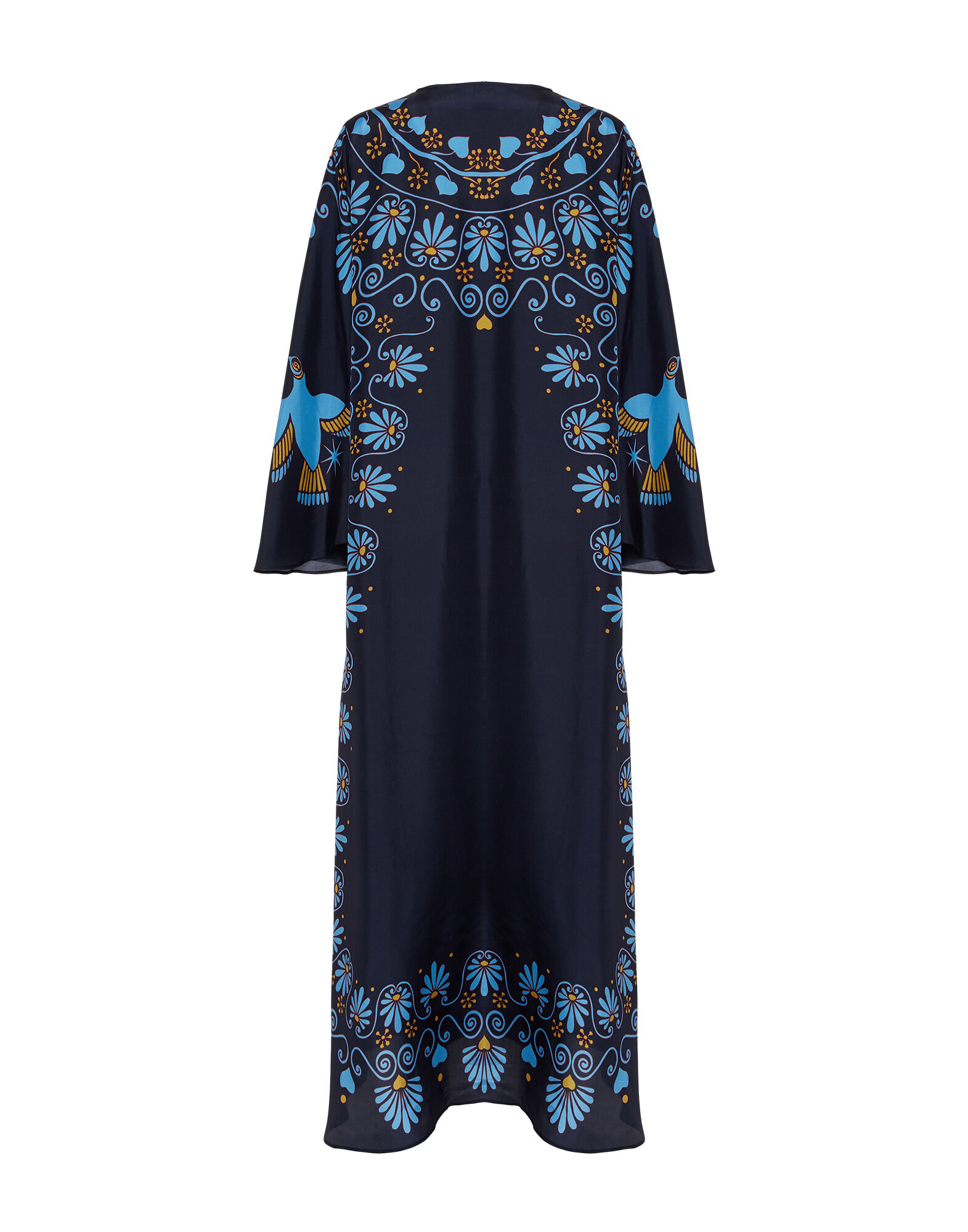 La DoubleJ Flying Kaftan Olympus Plac&eacute;e Navy DRE0347SIL009OLY01BU06