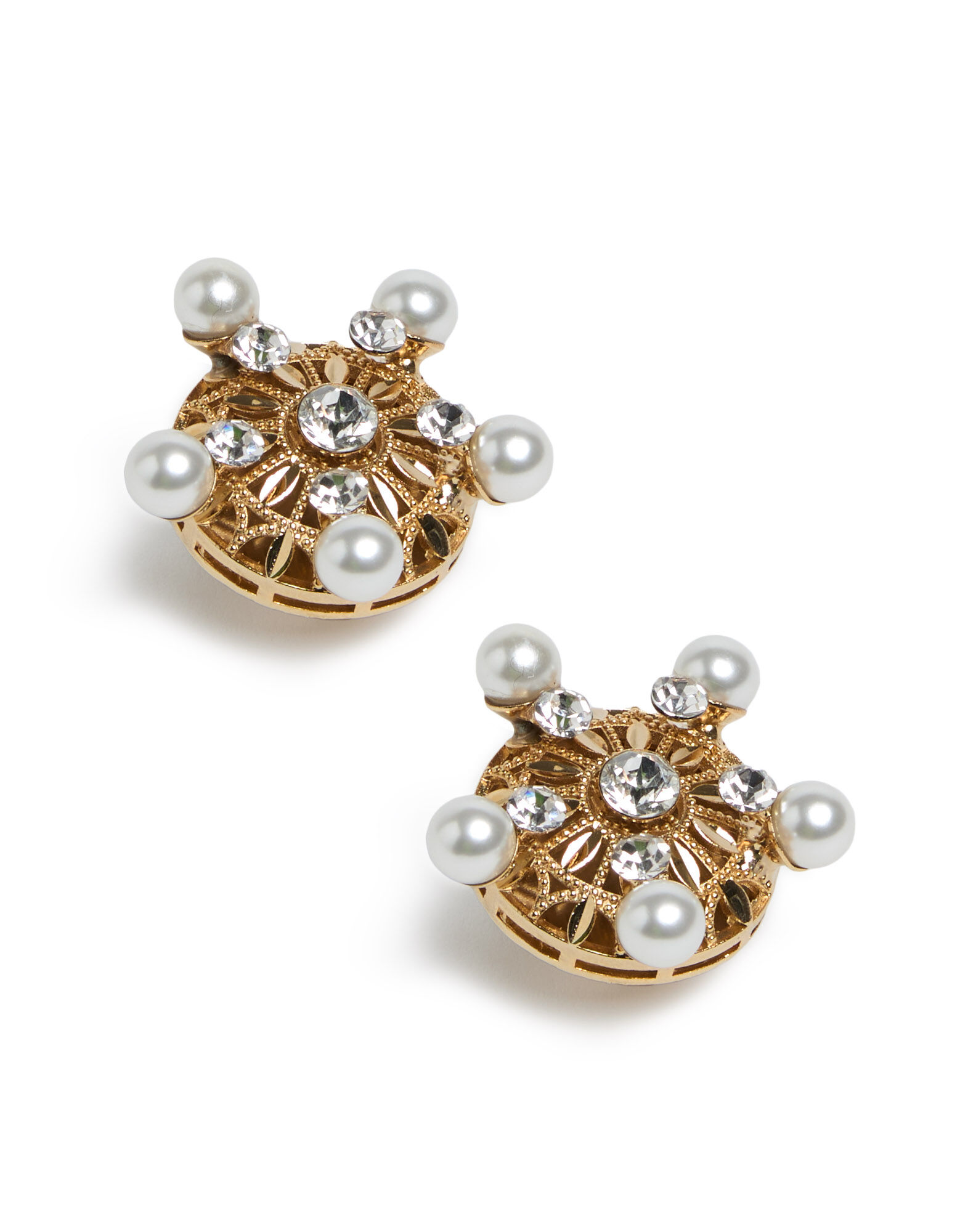 La DoubleJ Corsini Earrings Solid Gold EAR0044POL009SOLIDYE05