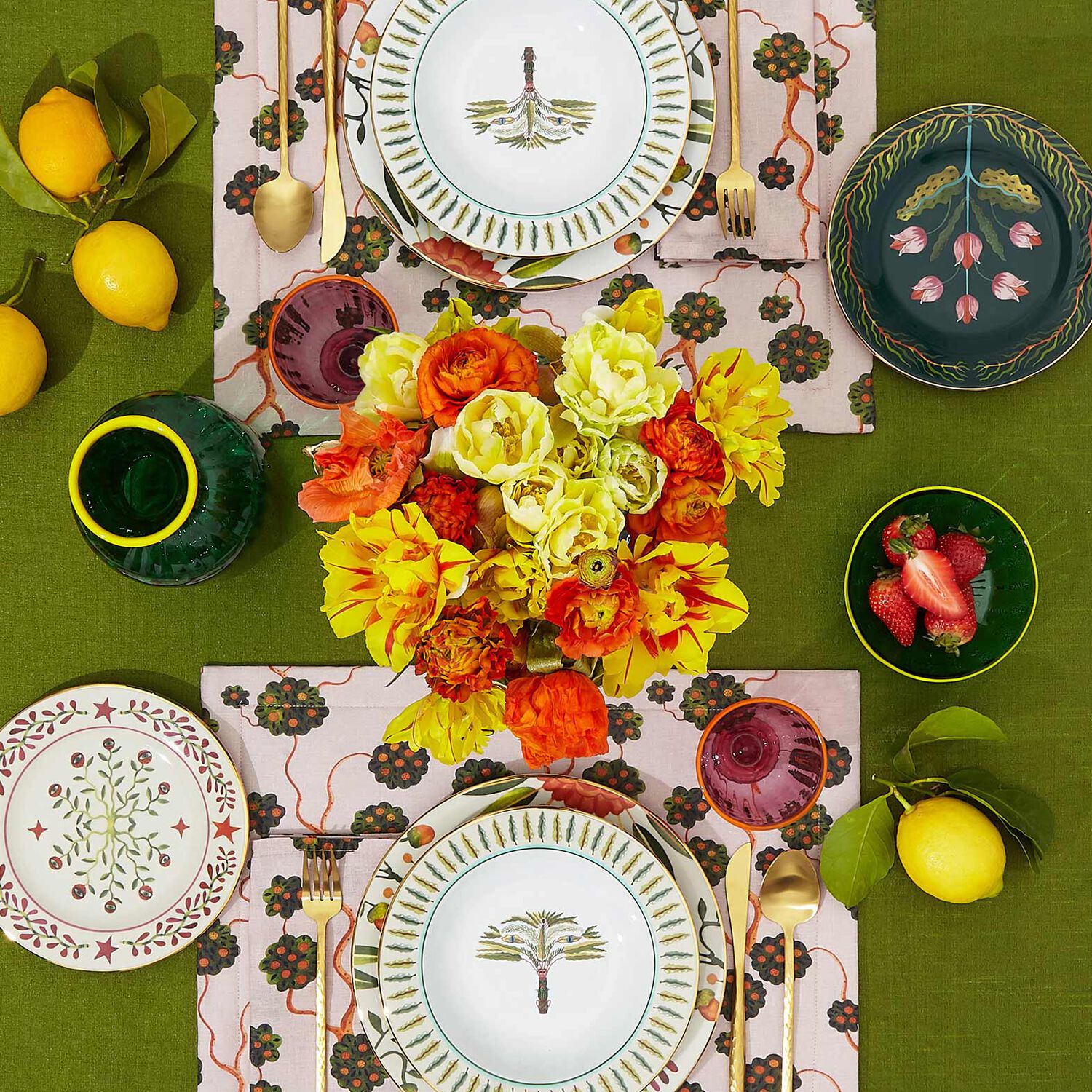  La Doublej Plates Women - Soup Plates Set Of 2 Eden One Size 100% Porcelain 