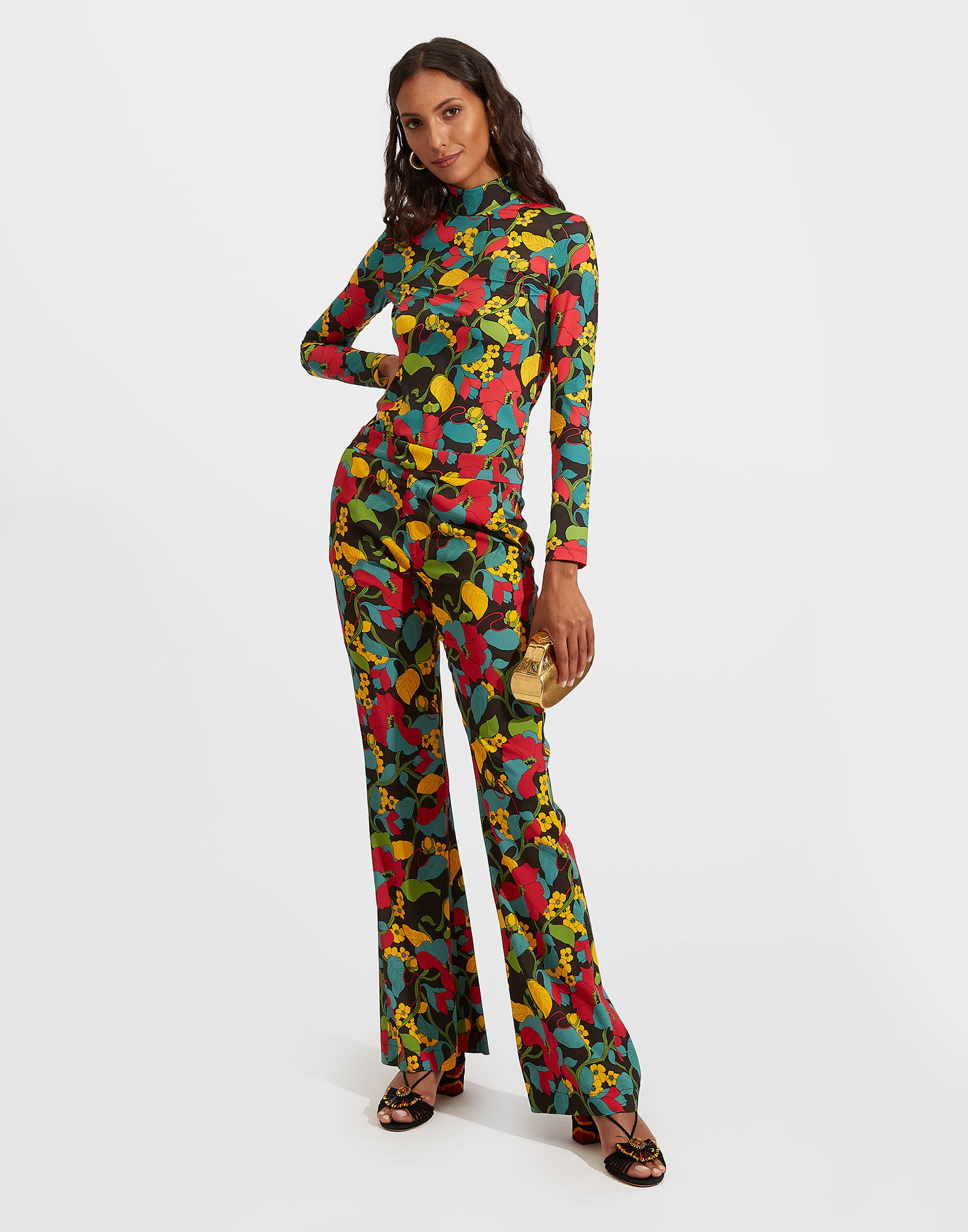 La DoubleJ Turtleneck Vines SHI0030JER005VIN0001