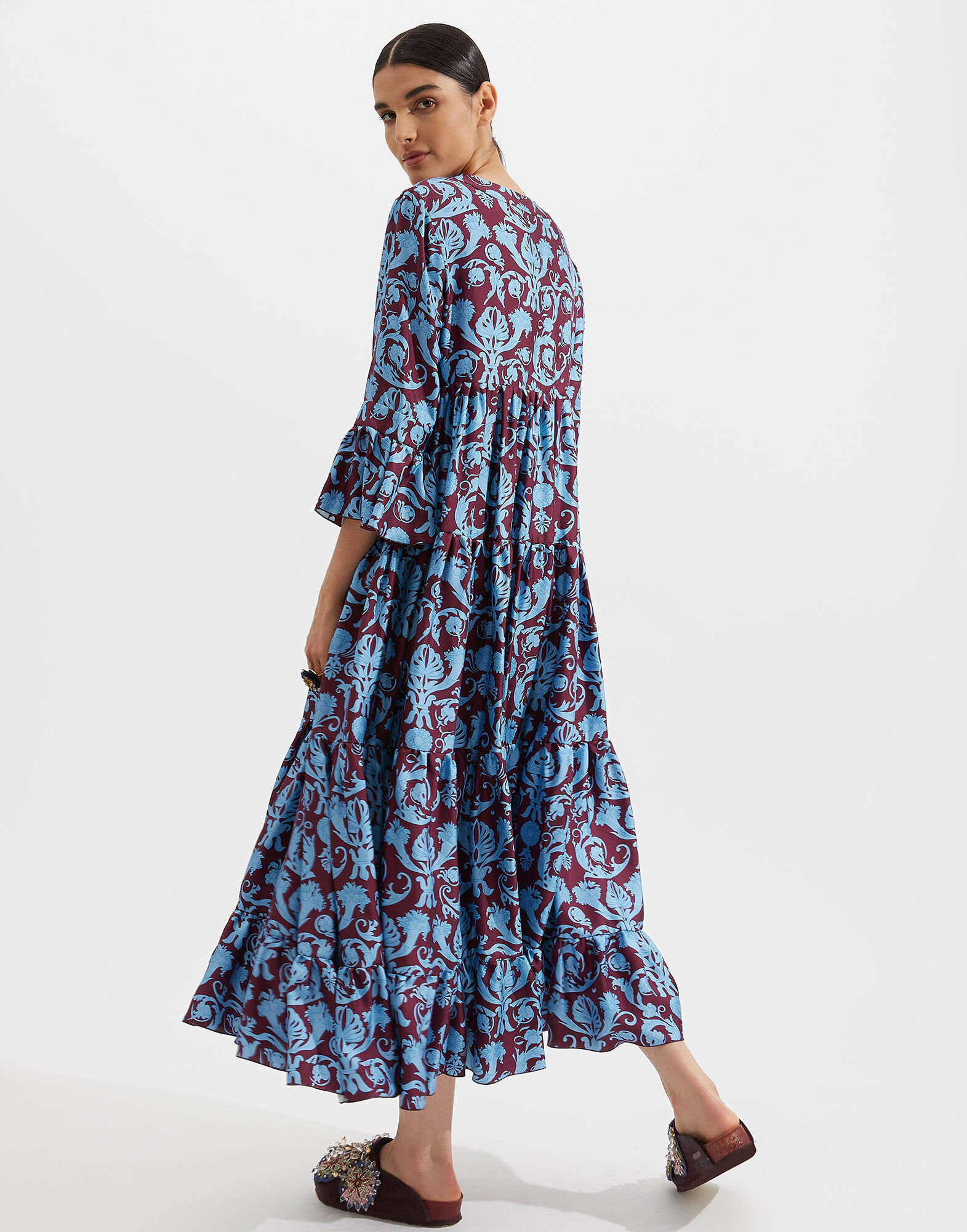 LaDoubleJ Jennifer Jane Dress Brocade DRE0114SIL001BRO0006