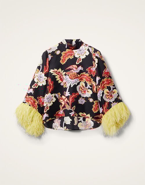 La DoubleJ Make An Exit Top La DoubleJ Make An Exit Top Lark Black TOP0104SIL001LAR01BL01