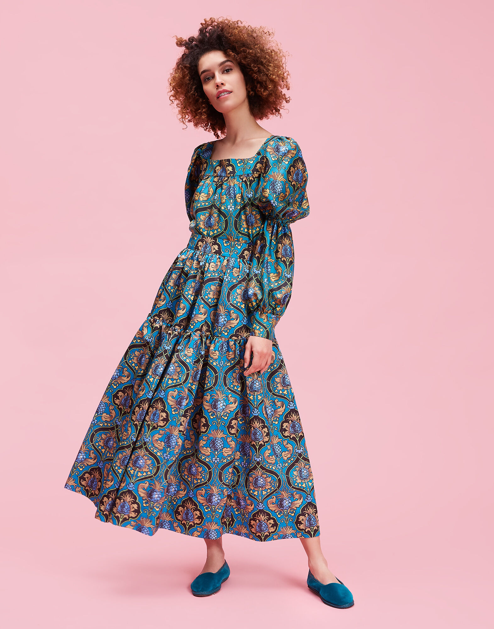 LaDoubleJ Peasant Top Ananas SHI0010SIL001ANA0001