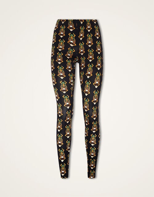 La DoubleJ Leggings Scarab Black TRO0013JER005SCA01BL01