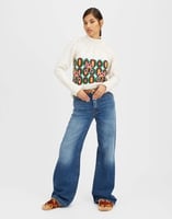 La DoubleJ Ski Lift Sweater La DoubleJ Ski Lift Sweater Arcturus Placée White PUL0187KNI103VA223WH01