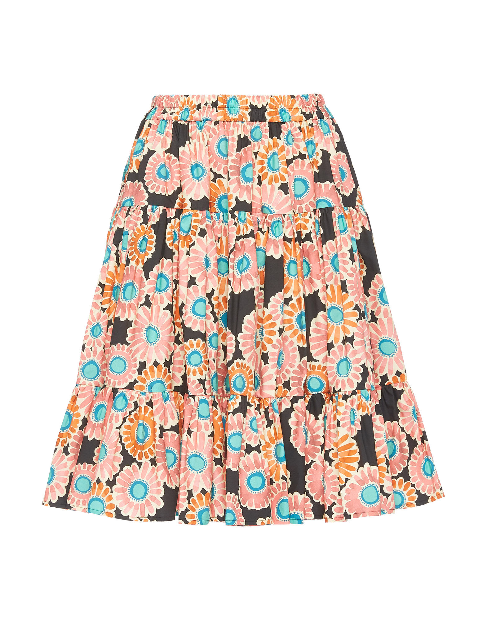 La DoubleJ Love Skirt Crazy Daisy Black SKI0038COT001DAY0002