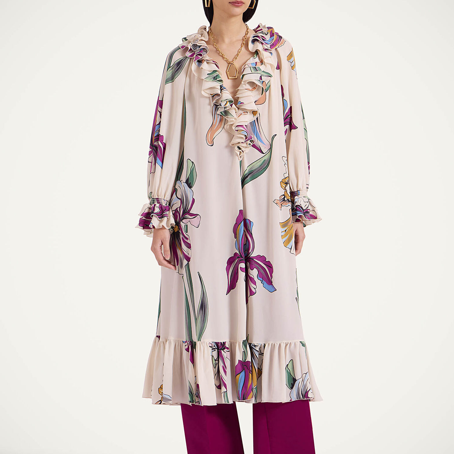 La Doublej Hey Jude! Dress In Iris Ivory