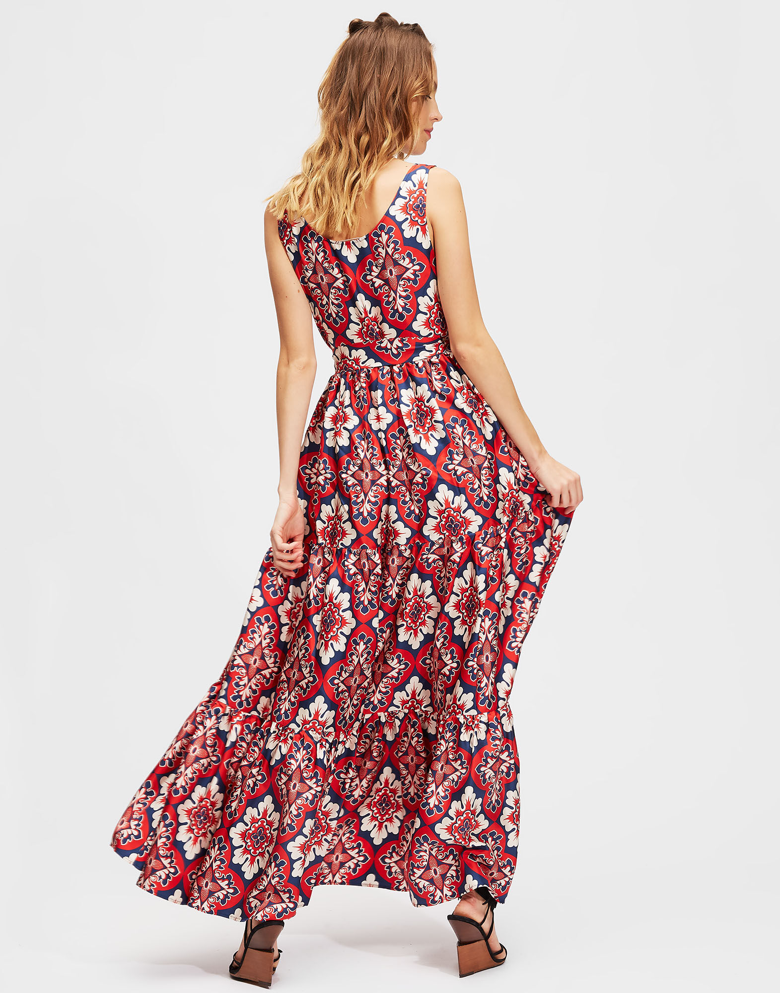 LaDoubleJ Pellicano Dinner Dress Palazzo Riviera DRE0034SIL001PAL0003