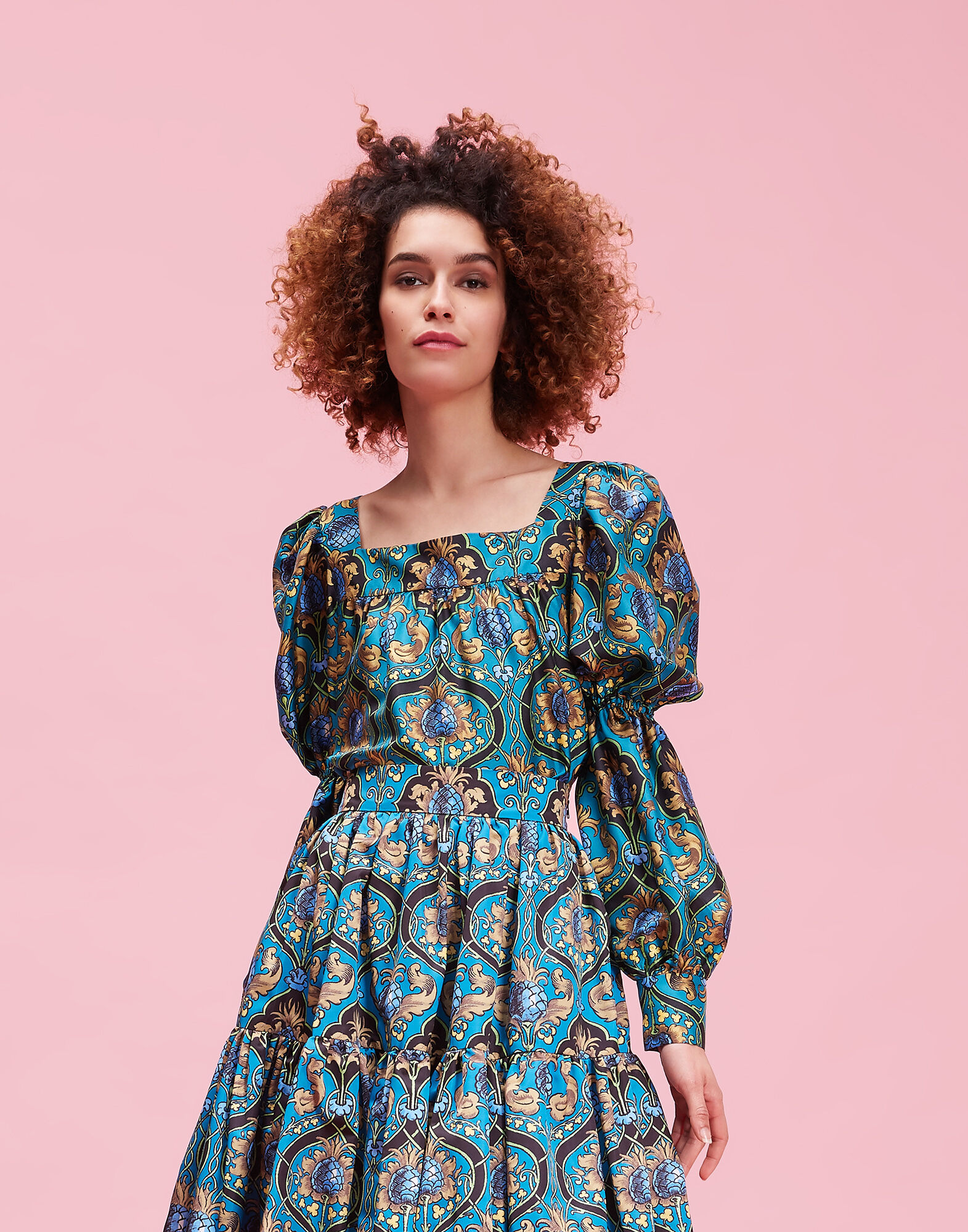 LaDoubleJ Peasant Top Ananas SHI0010SIL001ANA0001