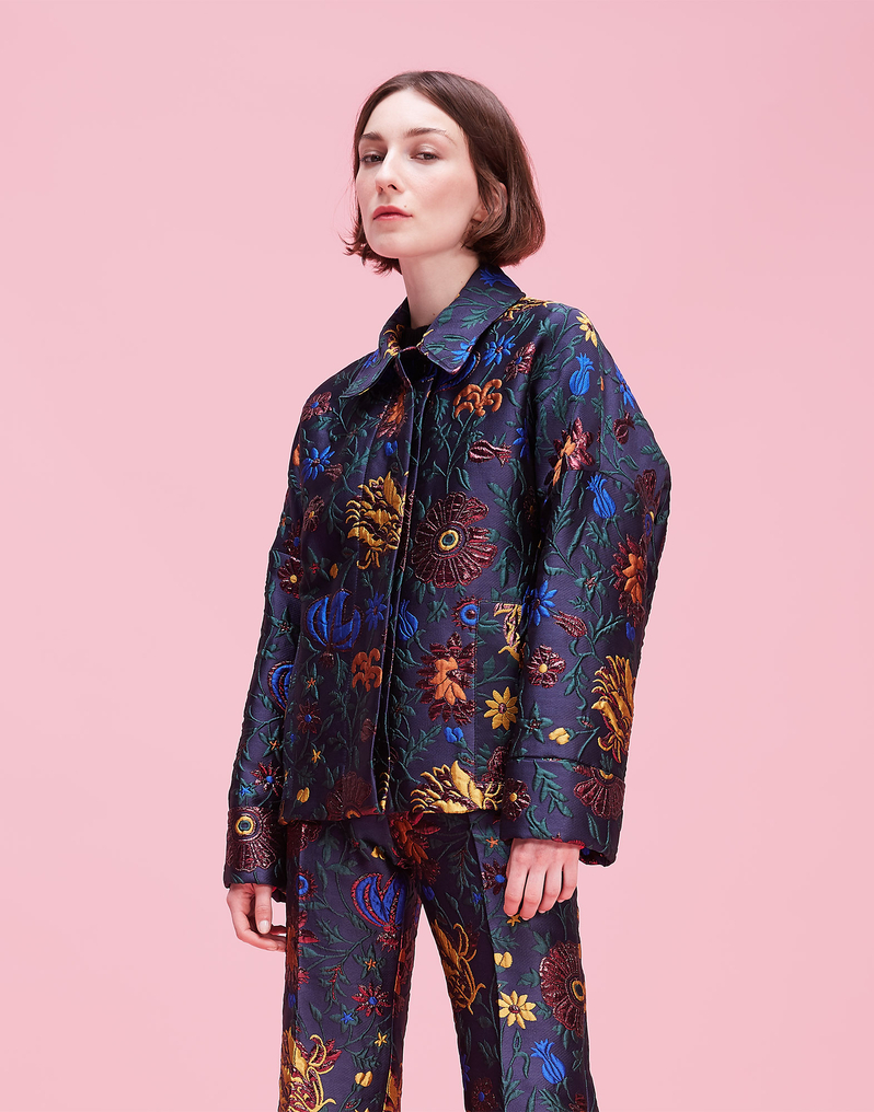 LaDoubleJ Motorino Jacket LaDoubleJ Motorino Jacket Dragonflower Lurex JAC0005JAC005DRA0003