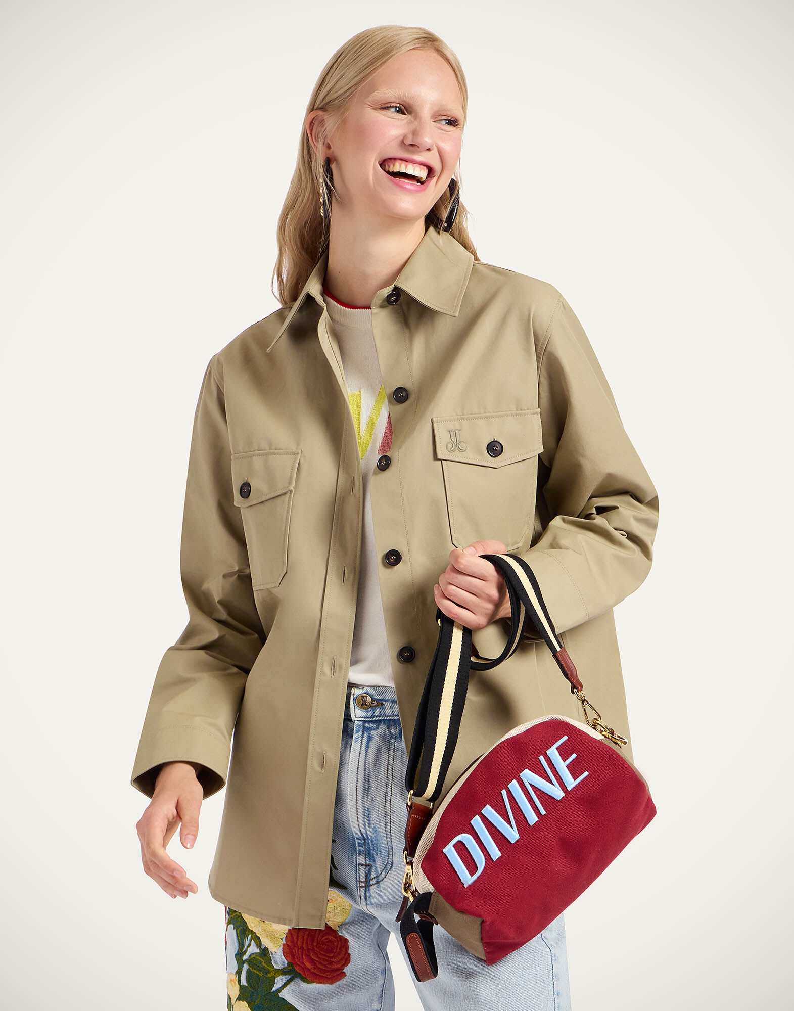 La DoubleJ Divine Jacket Solid Salvia JAC0142COT067SOLIDGR06