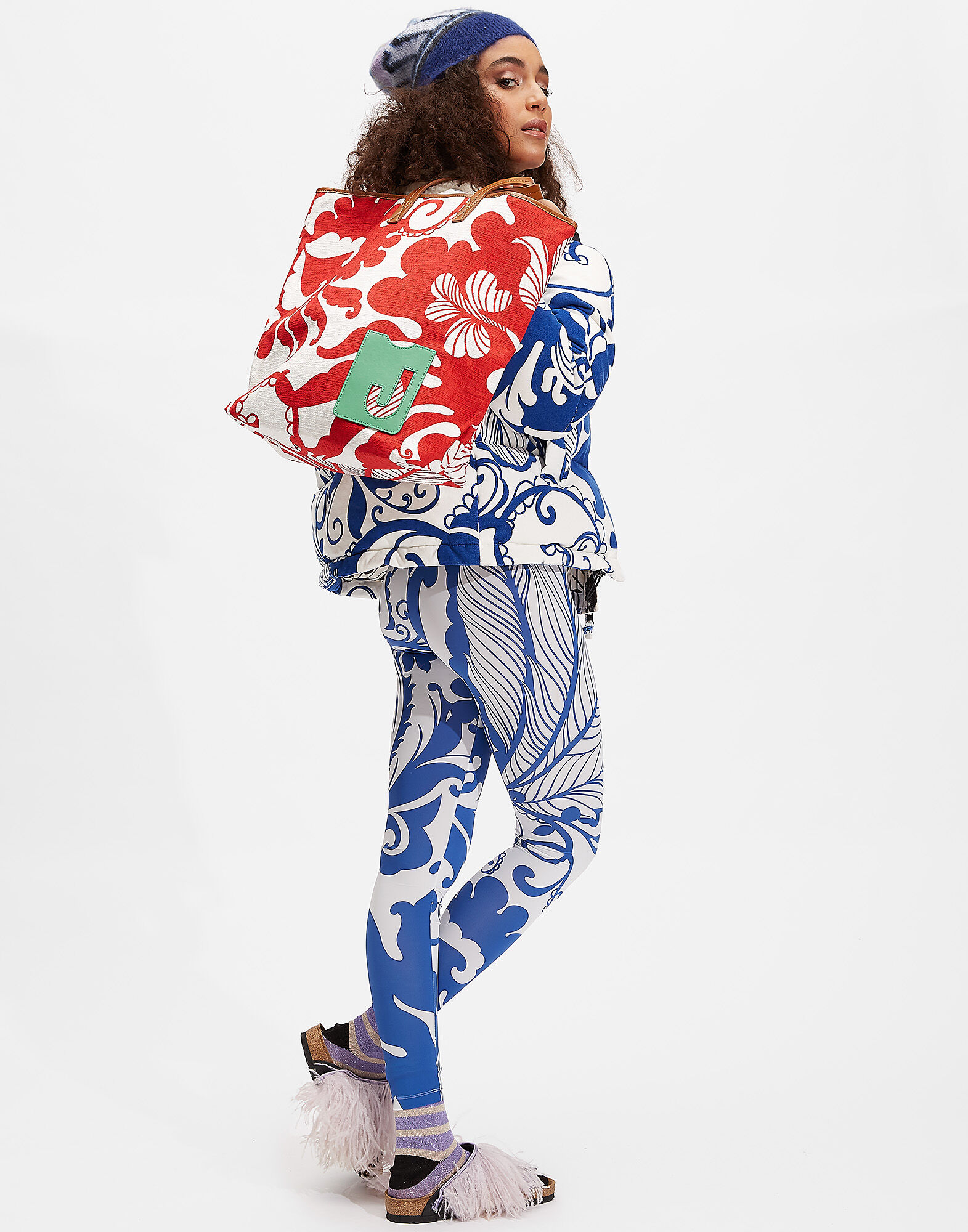 LaDoubleJ Leggings Marea Blu TRO0013JER005MRE0002