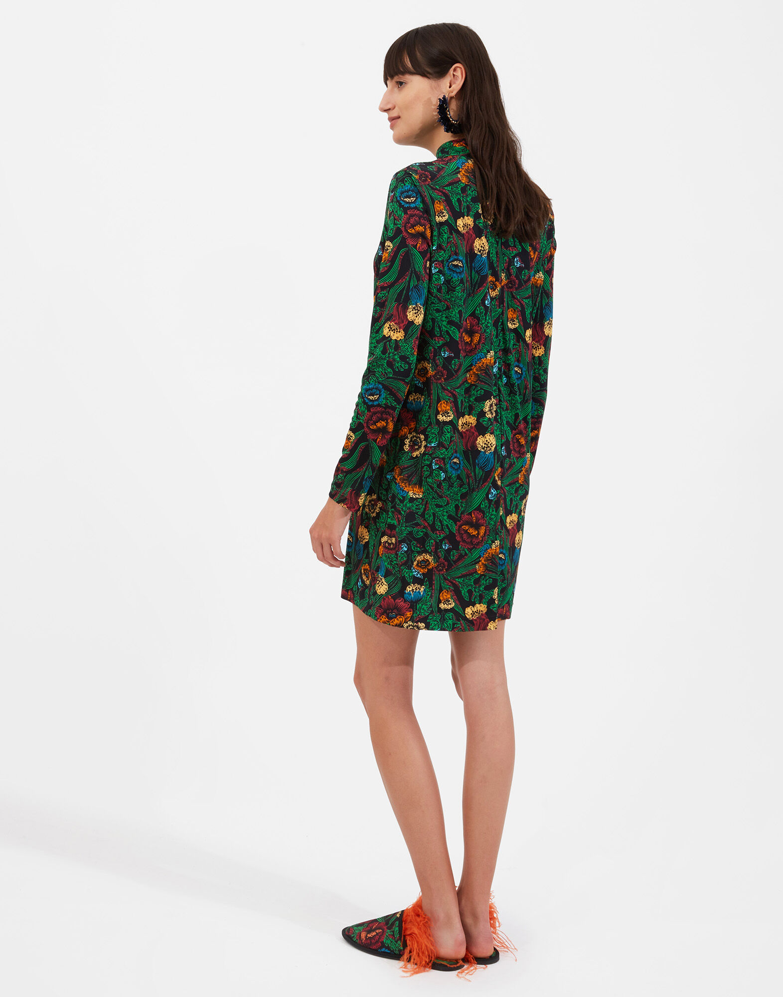 La DoubleJ Suitcase Dress Night Garden DRE0294JER011GAR0001