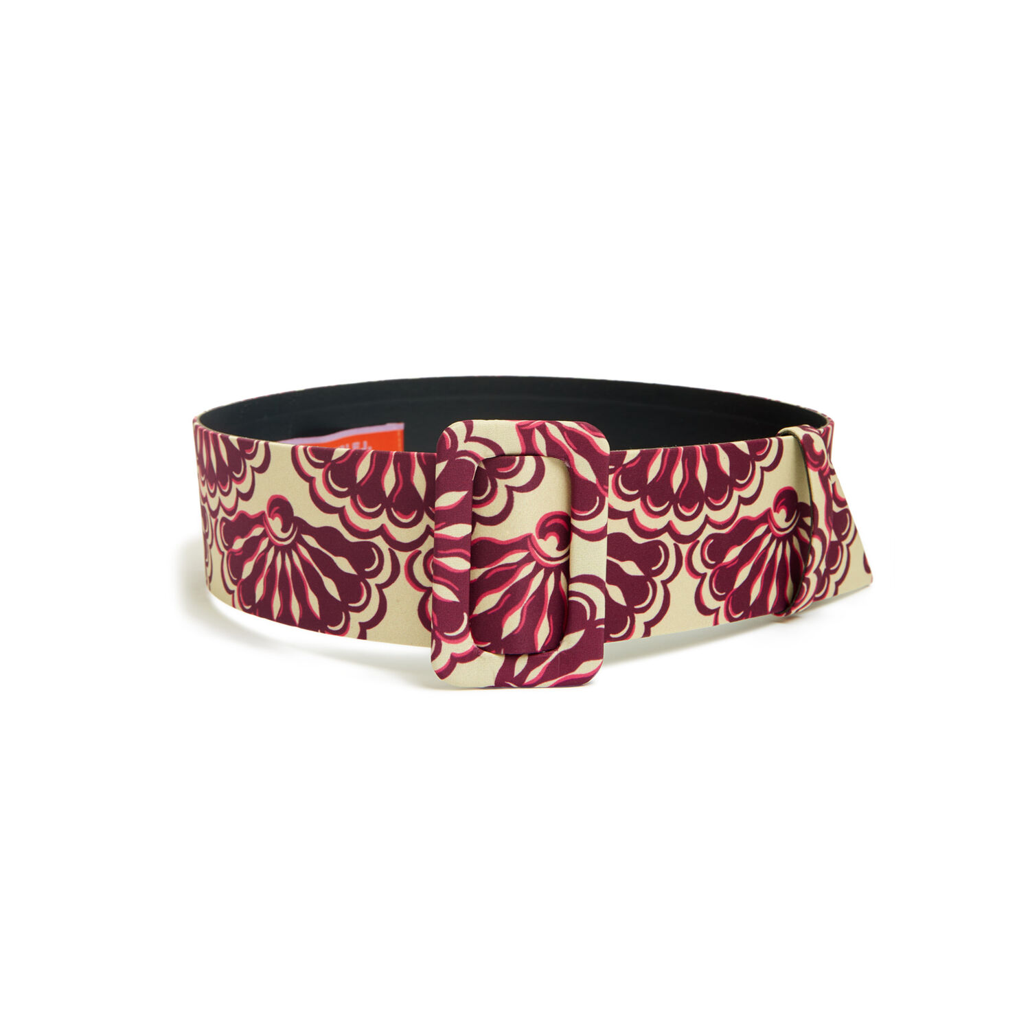 La Doublej Medium Belt In Fans Purple