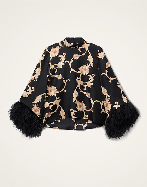 La DoubleJ Make An Exit Top Buttercup Black TOP0104SIL001BTC01BL01