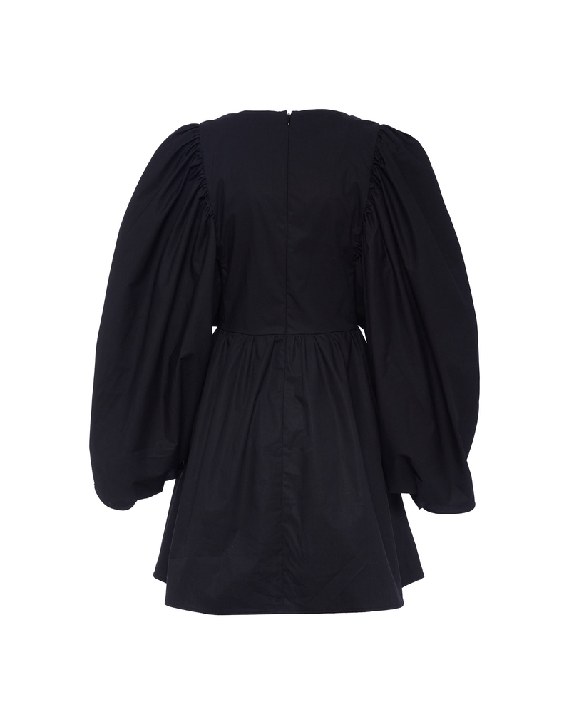 La DoubleJ Dolly Embroidered Dress La DoubleJ Dolly Embroidered Dress Solid Black DRE0422COT001BLA0001