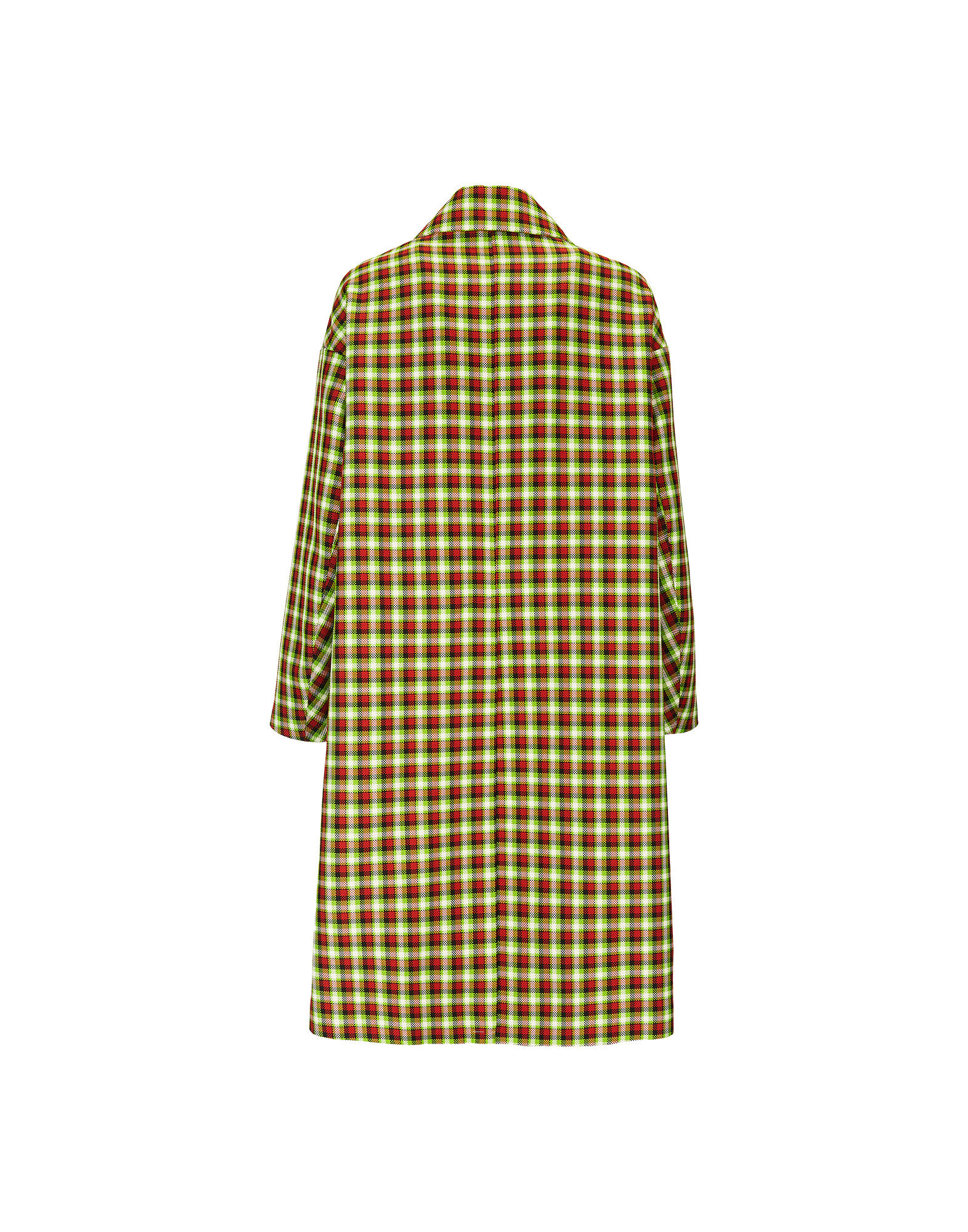 LaDoubleJ Boxy Coat Check Verde/Nero JAC0014PLC002CHE0007