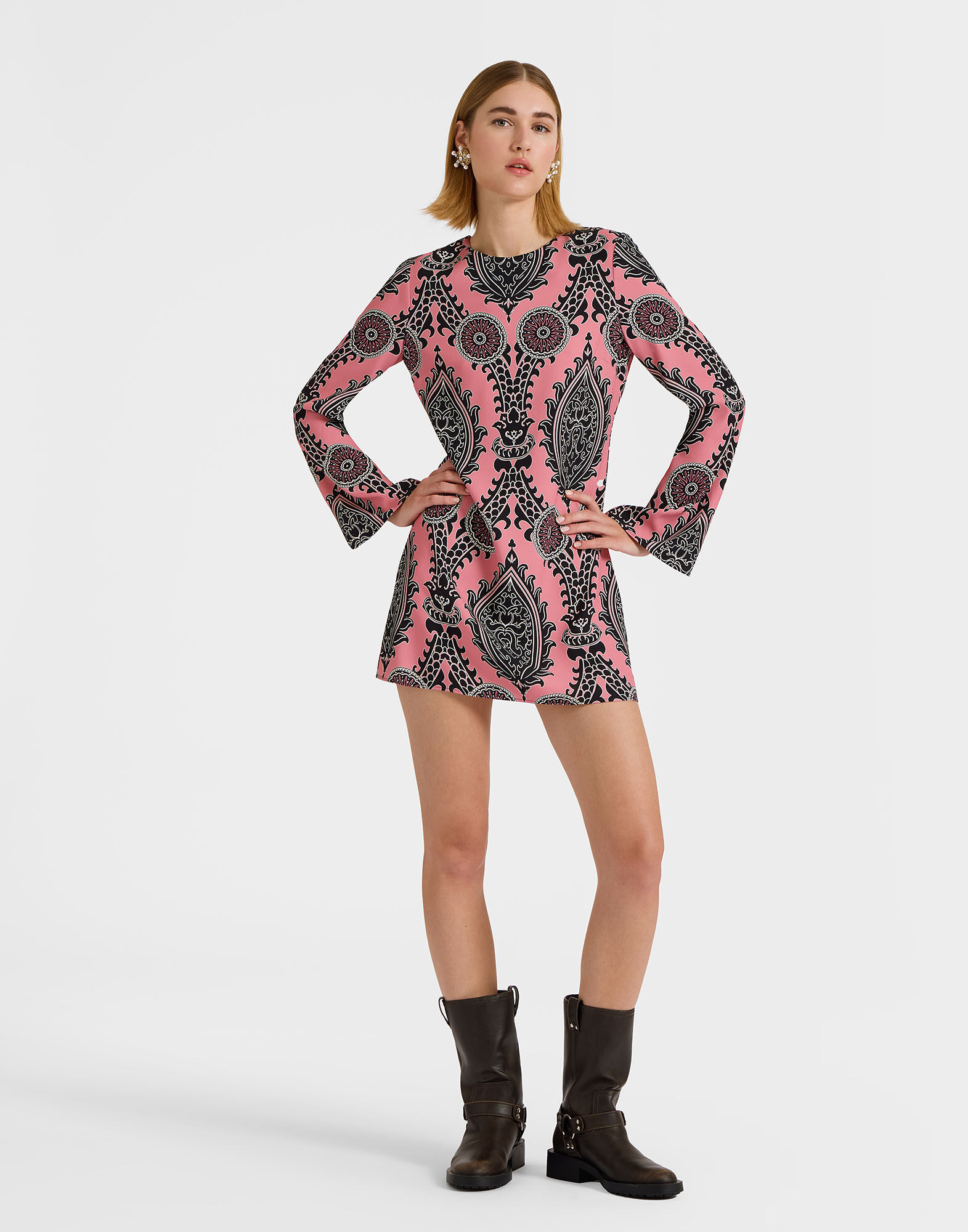 Mini Supremes Swing Dress in Oltrarno Pink for Women | La Mini Supremes Swing Dress in Oltrarno Pink for Women | La