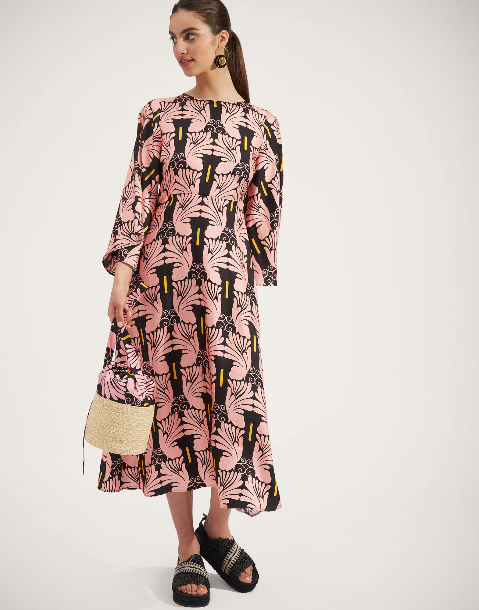 Sorella Dress in Ali Rosa for Women | La DoubleJ