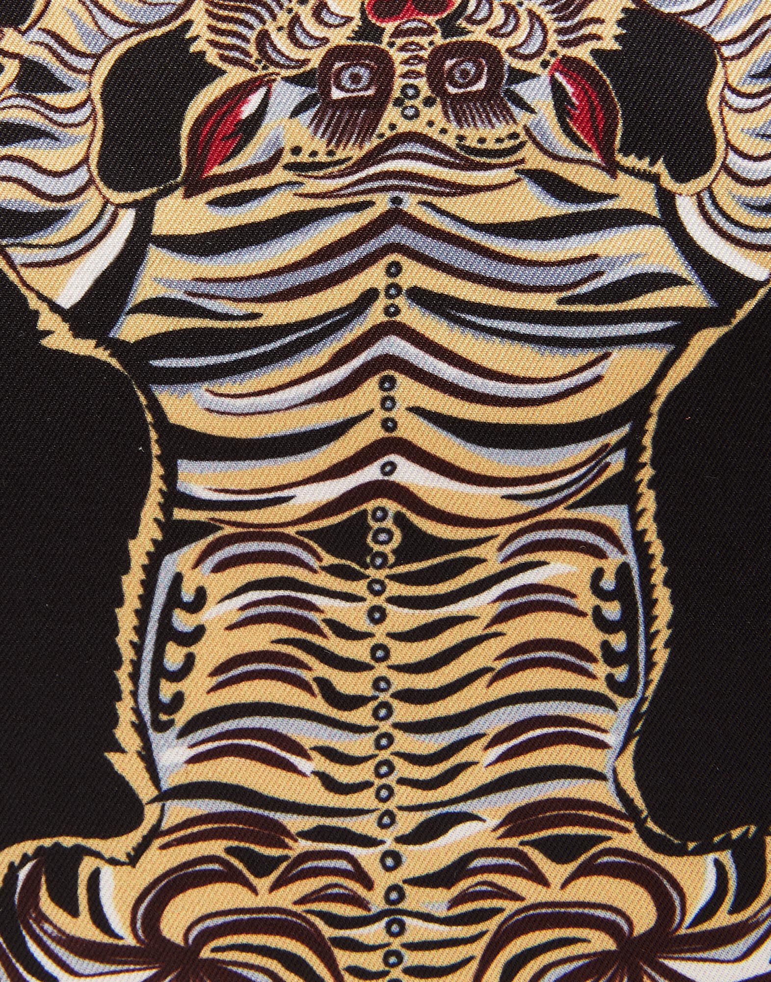 La DoubleJ Pochette Tiger Tiles Black Small BAG0039RAS006TIG0008