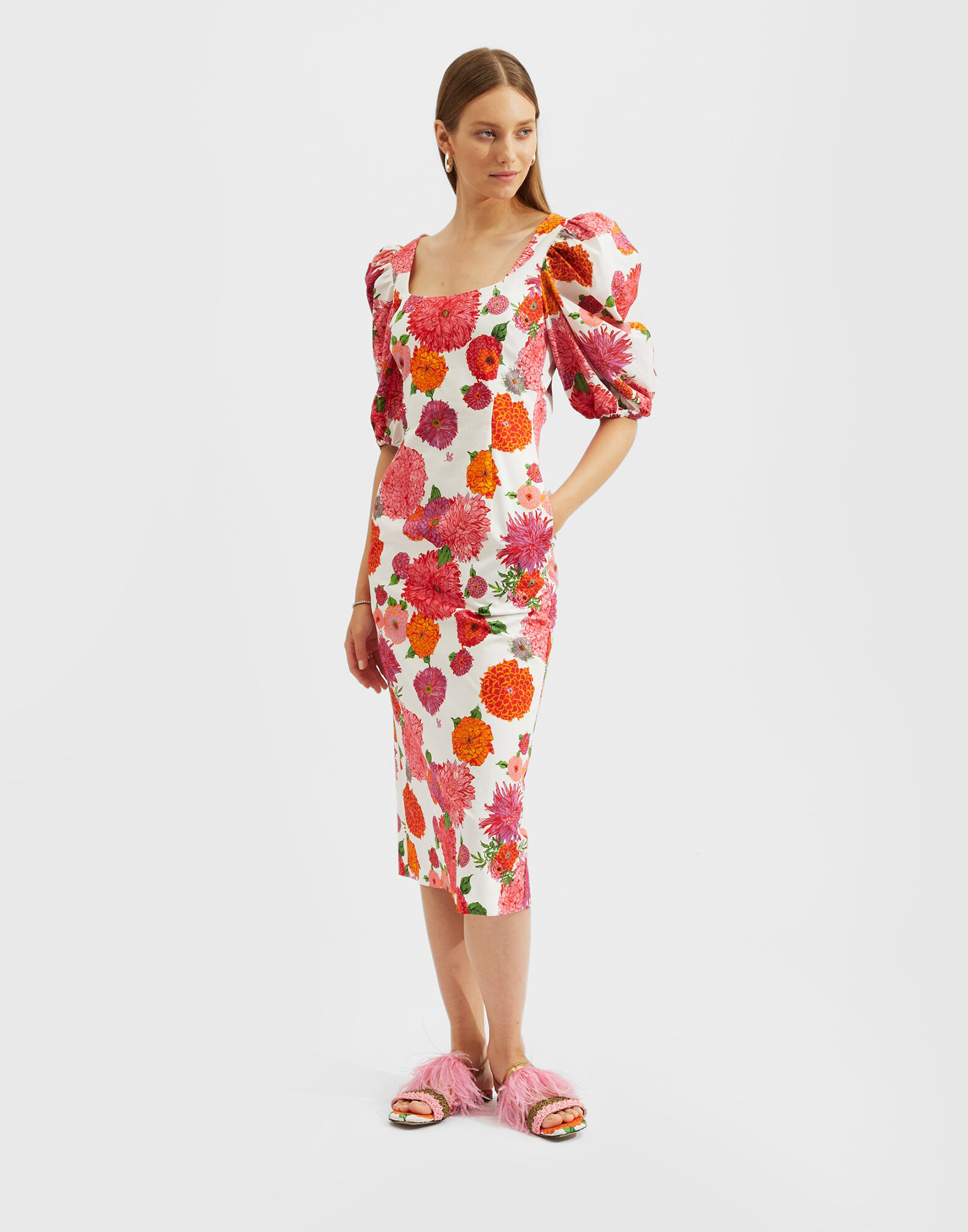 La DoubleJ Sizzler Dress Gin White DRE0481COT006GYN01WH01