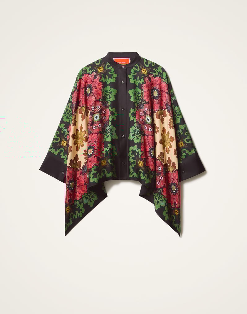 La DoubleJ Foulard Shirt La DoubleJ Foulard Shirt Bounty Placée Red SHI0059SIL006BOU01RE01